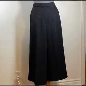 Zara ( Massimo Dutti sister brand) inditex 7/8 wide leg pants, size 2 , black